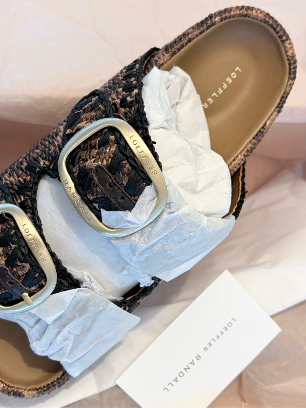NEW In Box LOEFFLER RANDALL Women’s THEO Leopard Print Sandals 8.5 8 Shoes - Picture 10 of 13